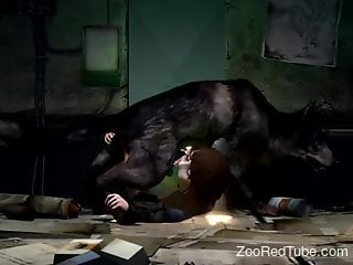 3D zoophile porno movie set in the Fallout universe
